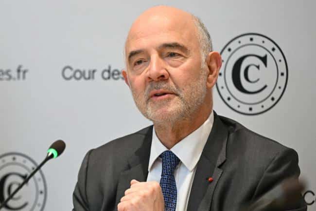 Pierre Moscovici, Premier président de la Cour des comptes, le 8 avril 2025 AFP